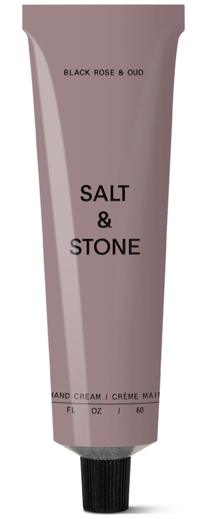 Salt & Stone Hand Cream – Black Rose & Oud, Hydrates & Softens, Fast-Absorbing, 2 fl oz