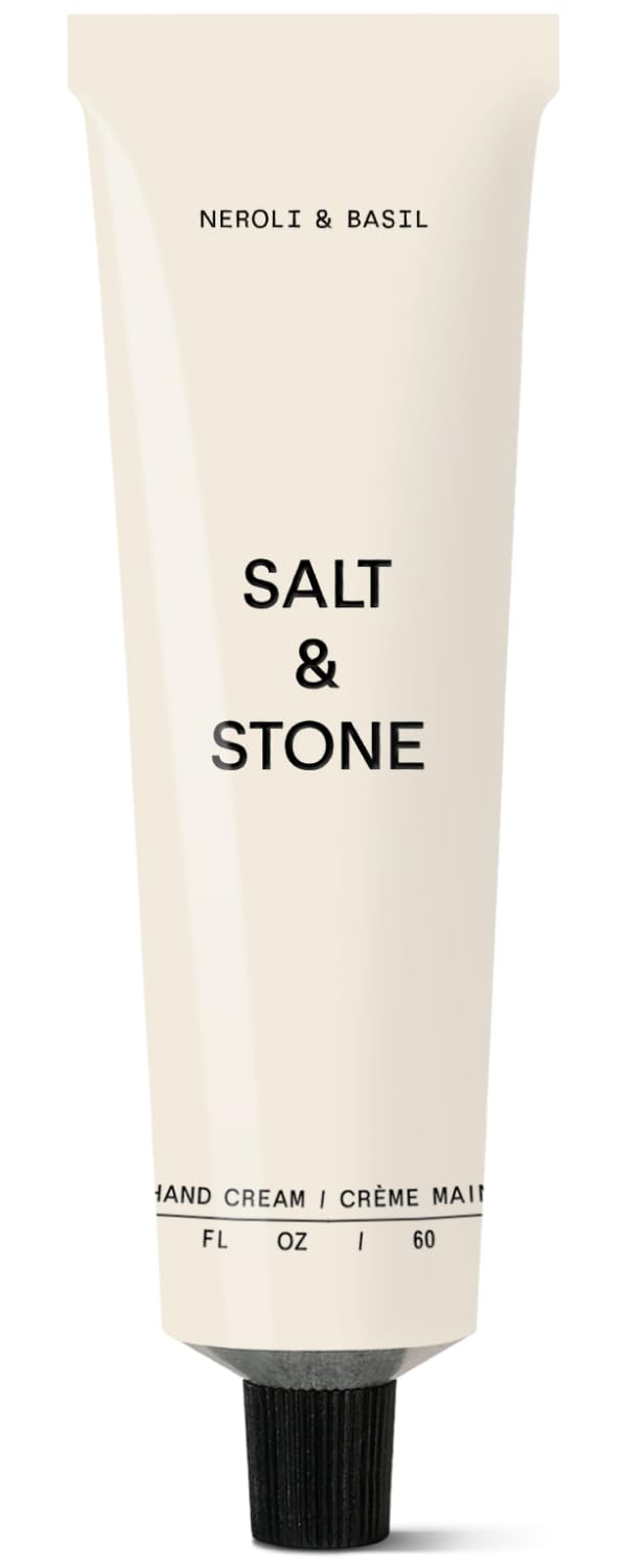 Salt & Stone Hand Cream – Black Rose & Oud, Hydrates & Softens, Fast-Absorbing, 2 fl oz