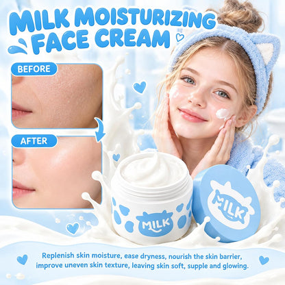 Milk Moisturizer for Kids & Teens – Hydrating, Lightweight Daily Cream